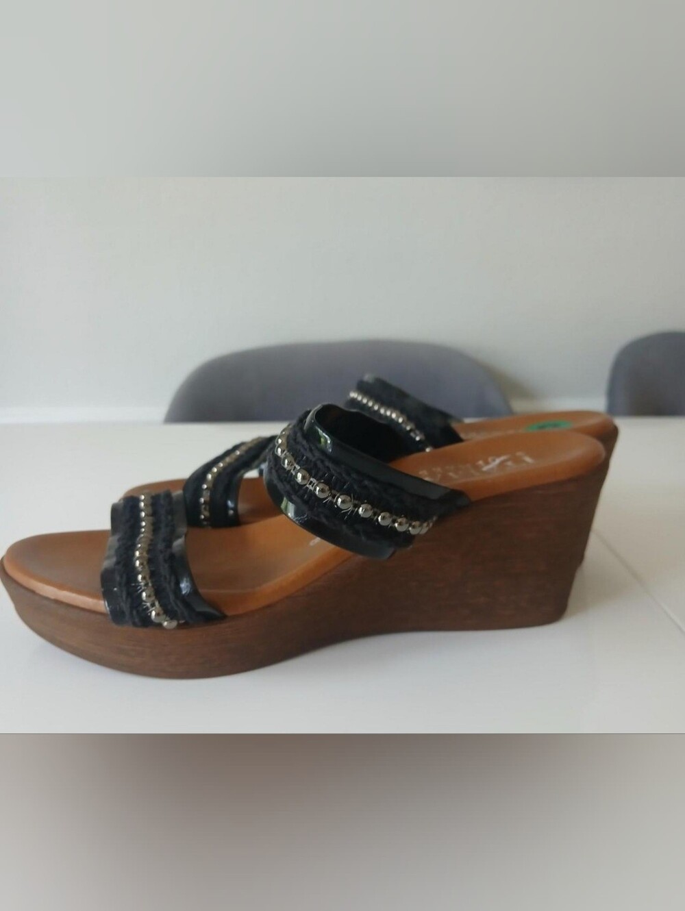 Italian Shoe Maker Wedge Sandals New With Tags Women's Sandals Size 8